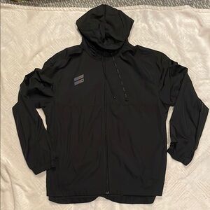 Hurley Black Hooded Windbreaker